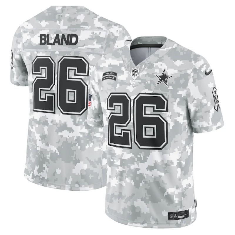 Men Dallas Cowboys #26 Bland Nike Arctic Camo 2024 Salute to Service Limited NFL Jersey